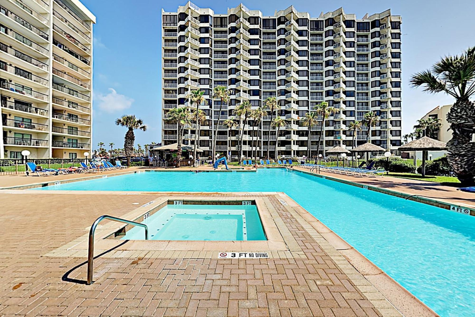 Saida Towers II Unit 306 Apartment Pulau Padre Selatan Bagian luar foto
